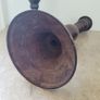 Antique pair of cast candlesticks Image 3