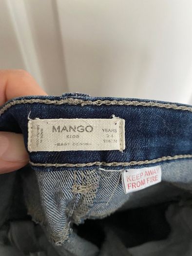Blue girl's jeans 98 Mango