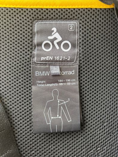 BMW Back Protector Size L