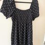 polka dots black dress Image 3