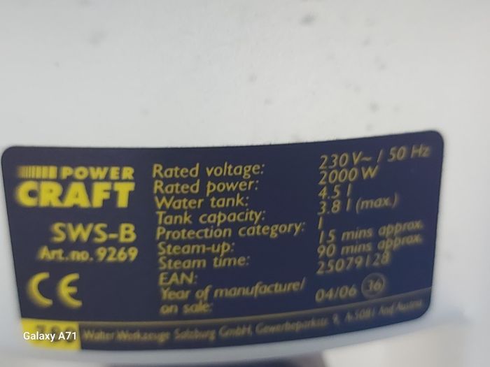 Power Craft Wallpaper Stripper in excellent condition