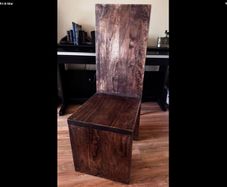 Solid wood chair very heavy