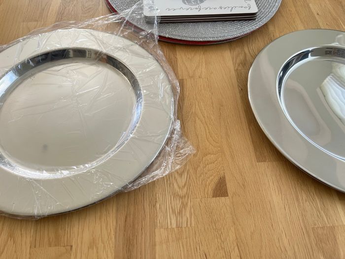 Stainless Steel Serving plates