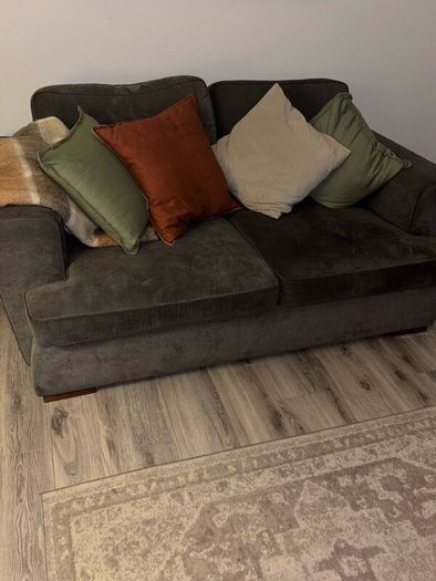 2 seater couch (DFS Okra)