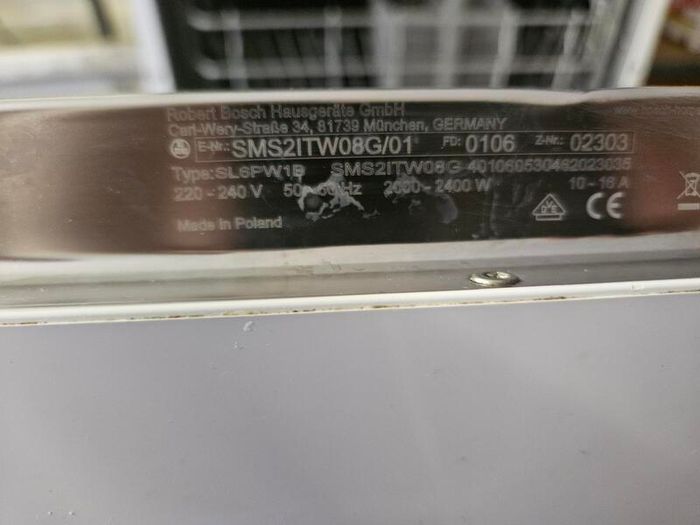 Bosch freestanding dishwasher