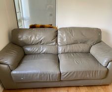 3-seat leather sofa
