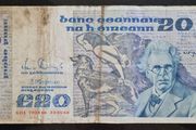 The Central Bank Of Ireland 1988 20 Pound Central Bank (ghl) Banknote