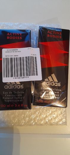 ADIDAS-Active Bodies Eau De Toilette Concentrate Natural Spray Vaporisateur 100ml