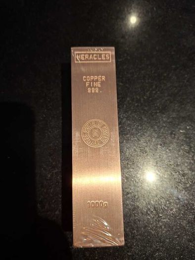 5kg .999 Copper Bar Set