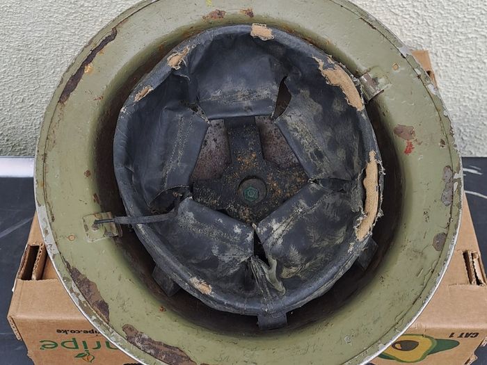 Irish Army MKII helmet with eastern Command marking