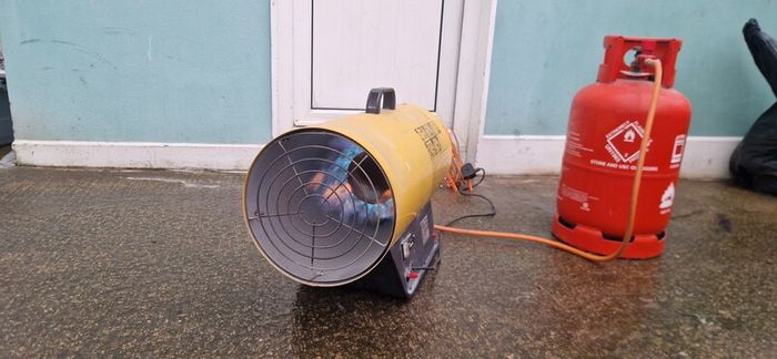 Master propane gas space heater