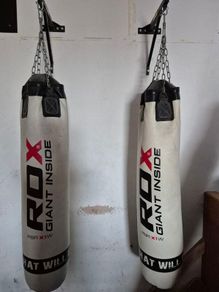 2 Boxing Bags With Brackets