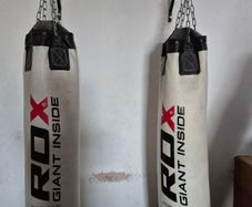 2 Boxing Bags With Brackets