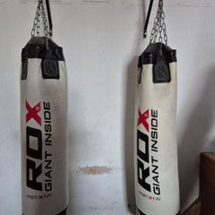 2 Boxing Bags With Brackets
