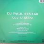 DJ Paul Elstak 12" - Luv U More Image 2