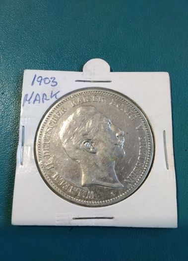 Germany   Silver   Coin  Funt  Mark