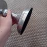 pair of metal pillar candle holders Image 6