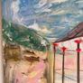 XL Original Painting of Bray Bandstand Wicklow Ireland Original Irish Art Image 10