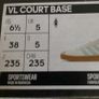Adidas V L court Size 5. New with Tags Image 6