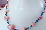 1920s Art Deco Glass Vintage Necklace
