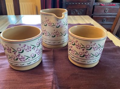 Nicholas Mosse new Lavender three piece set . Two large mugs and a cylinder jug .