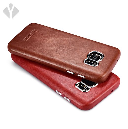 S7 Vintage Leather Back Cover