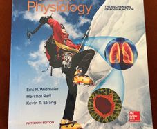 Vanders human physiology 15th edn