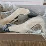 Gorgeous white & black bow Spanish leather high heel shoes 3.5 UK RRP 130 euro Image 4