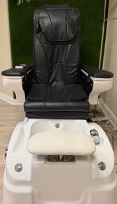 Spa pedicure chair and Electric salon bed