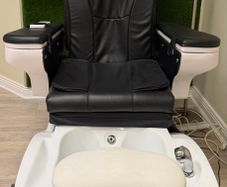 Spa pedicure chair and Electric salon bed