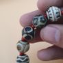 Burmese Antique Pumtek Pyu & Venetian WhiteHeart Glass Beads Bracelet Image 9