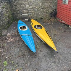 Canoes, two old 1980's kayaks, Craughwell, Co. Galway