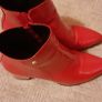 Red ankle boots size 6(small) Image 4