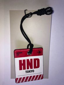 key ring Tokyo for travel baggage tab brand new