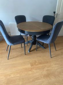 Table and 4 chairs