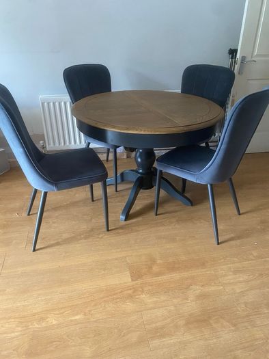Table and 4 chairs