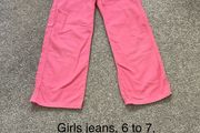 Girls jeans, 6 to 7