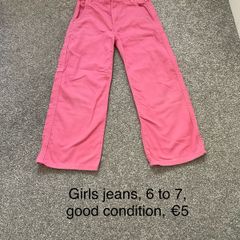 Girls jeans, 6 to 7