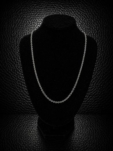 Vintage 925 Sterling Silver Short-Medium Belcher Chain