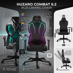 Huzaro Combat 6.2 Black RGB Gaming Chair