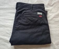 Levis xx chino Size 38/32 zip fly Black cotton In excellent condition