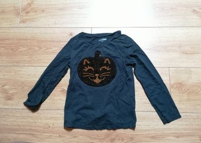 OshKosh B'gosh sequin flip pumpkin-cat tee (6y)