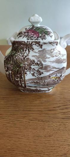 Wedgwood Teapot Country Side