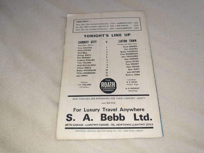 A Rare Football Programme for 1973