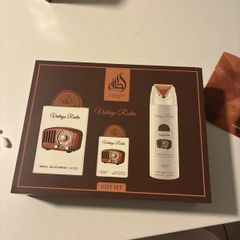 Lattafa vintage radio gift set