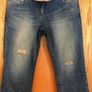 NEXT Embroidered Cropped Jeans 12    Jewelled Waistband Image 8