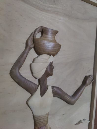 hand crafted wooden wall art