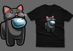 Kitty among us t-shirt imposter among us t-shirt impostor t-shirt