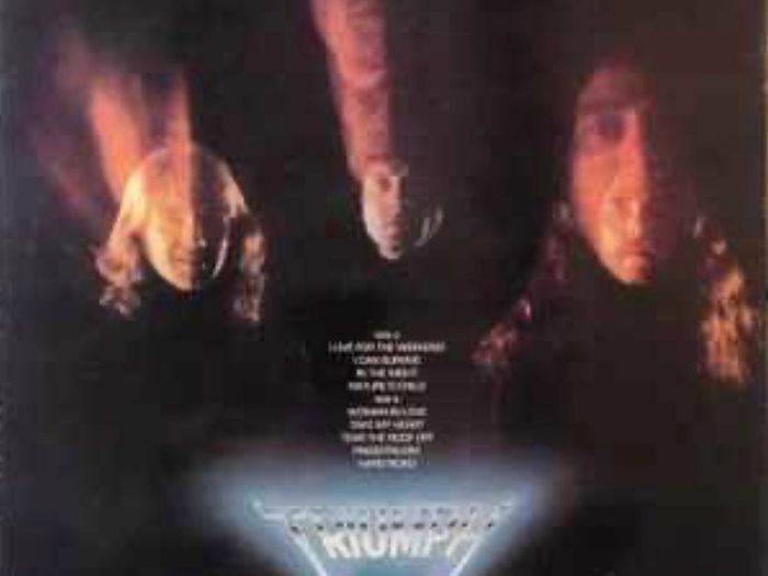 TRIUMP Progression of power original 1980 release vinyl record in near mint condition. Sleeve vg with with wear along the spine