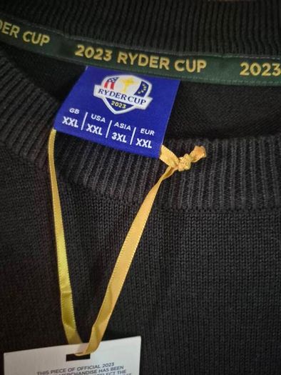 ryder cup jumper xxl